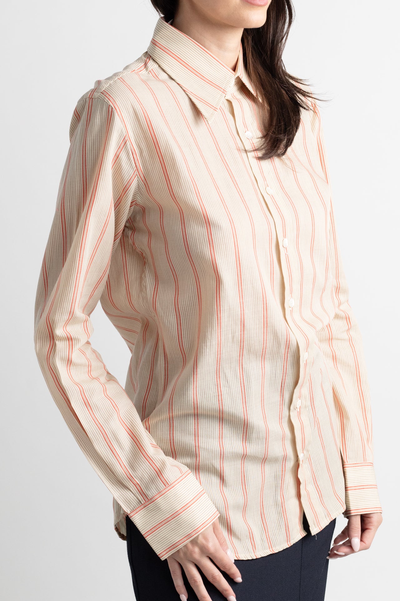 Vintage Striped Button Down