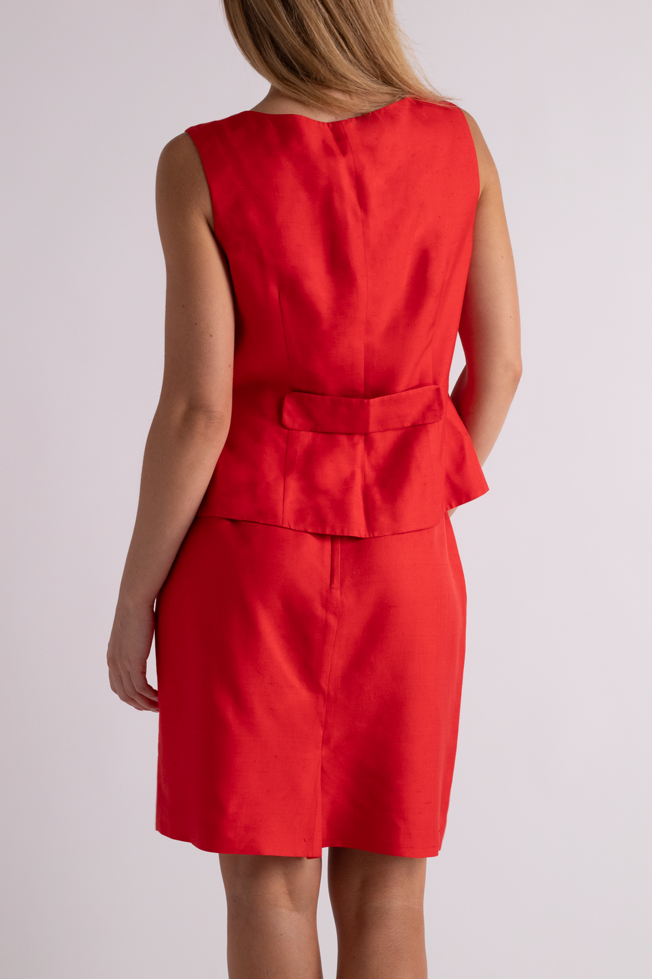 Donna Morgan Red Skirt & Top Set