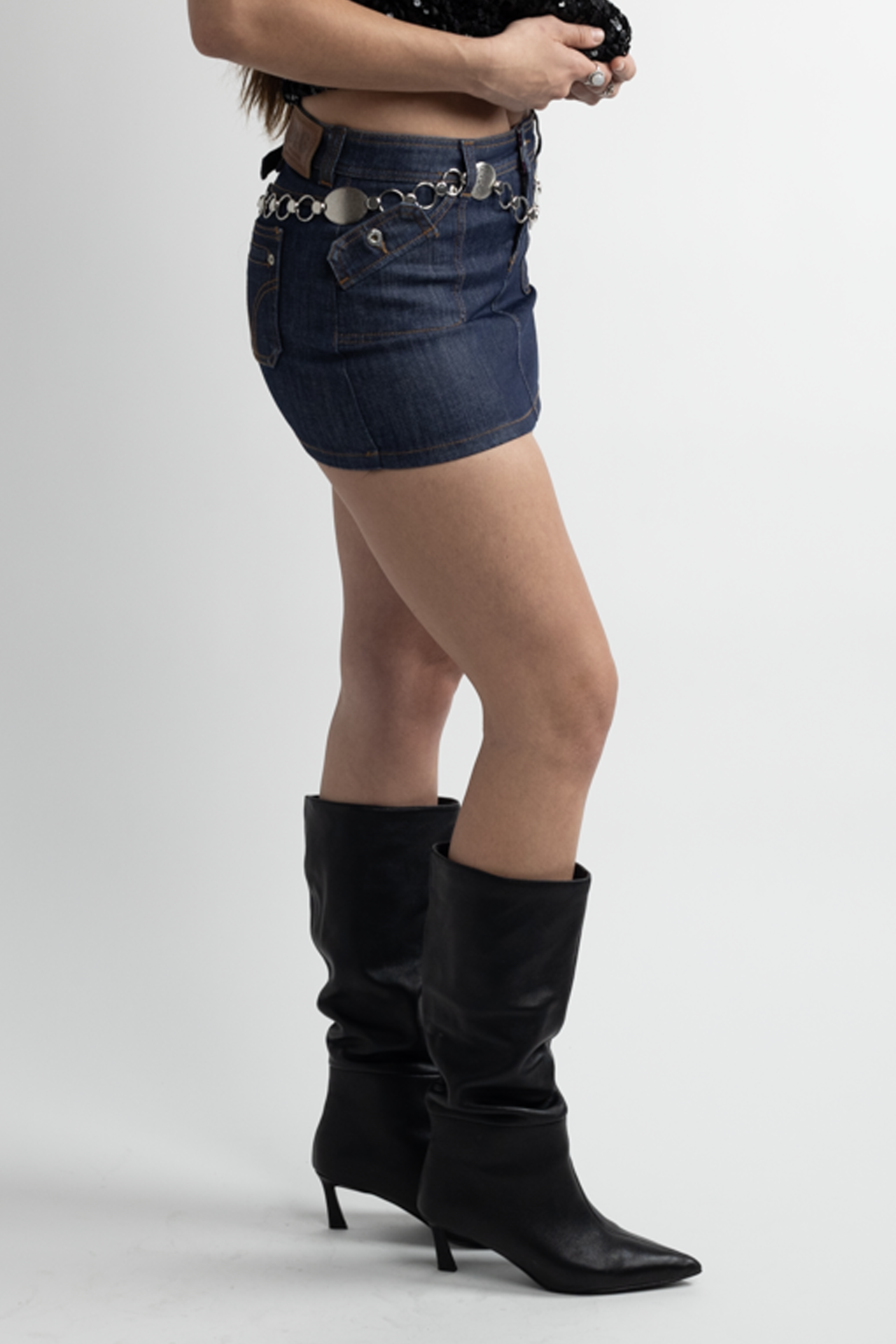 Dolce & Gabbana Denim Micro Skirt