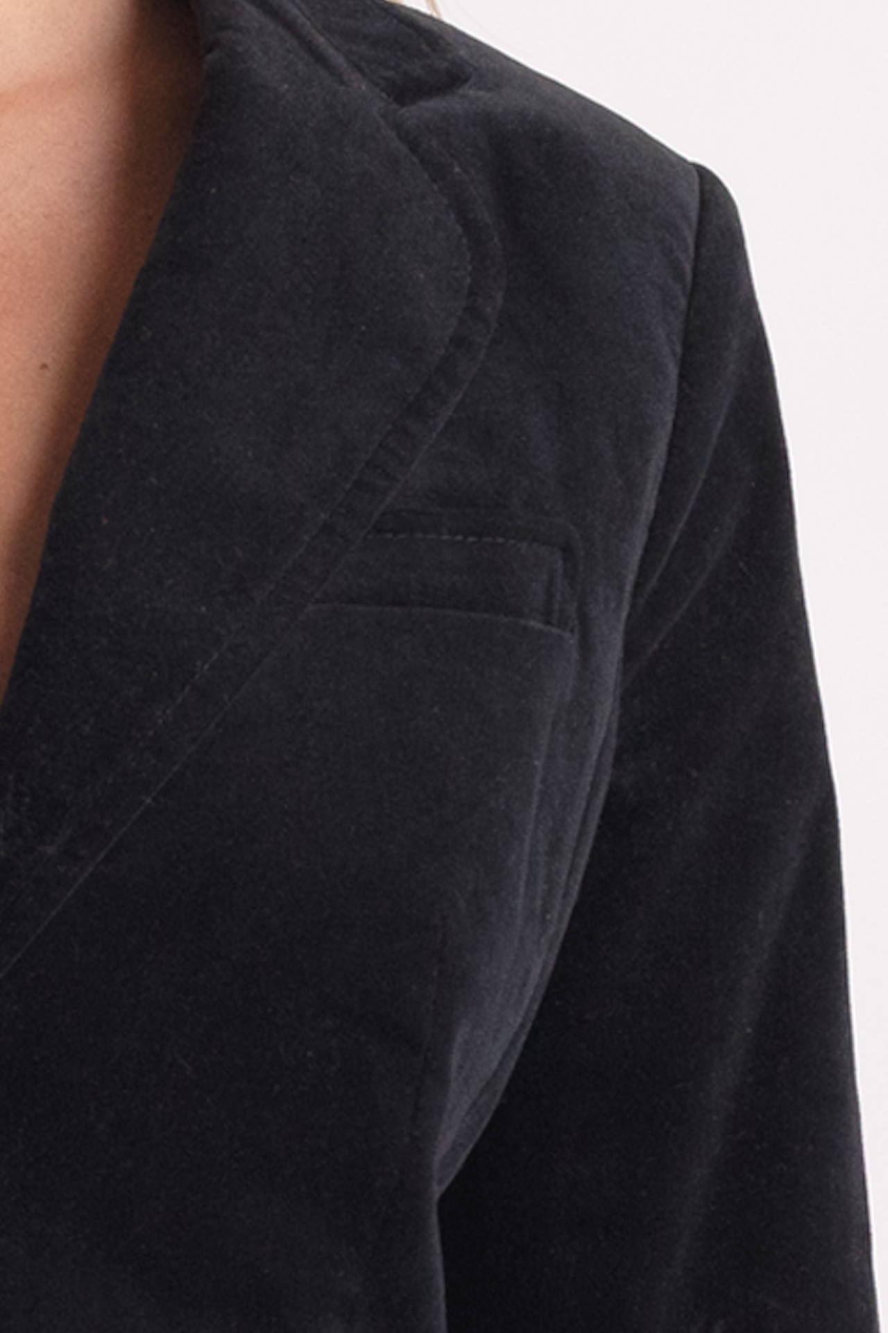 The Limited Black Velvet Blazer