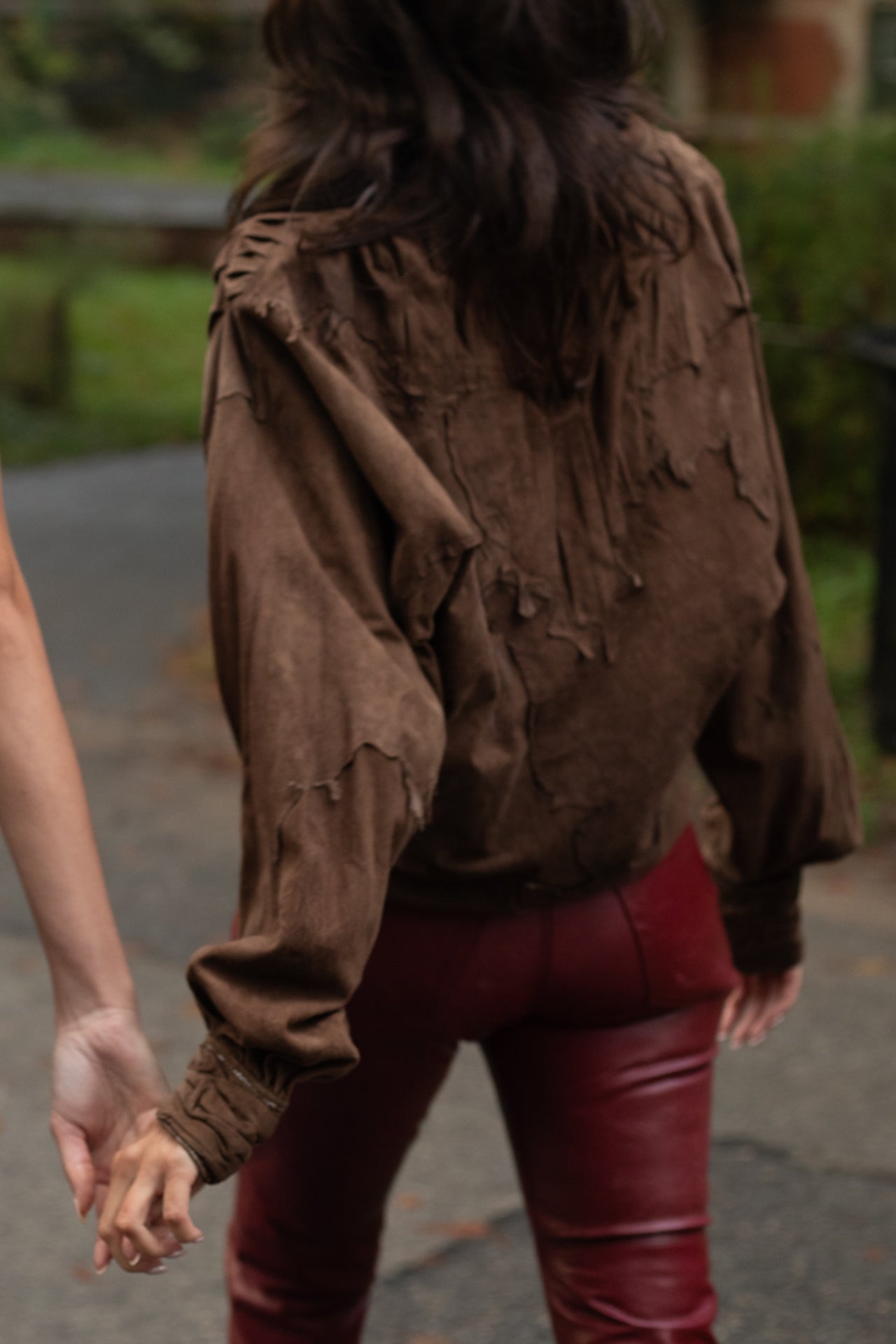 Roberto Cavalli Brown Suede Jacket