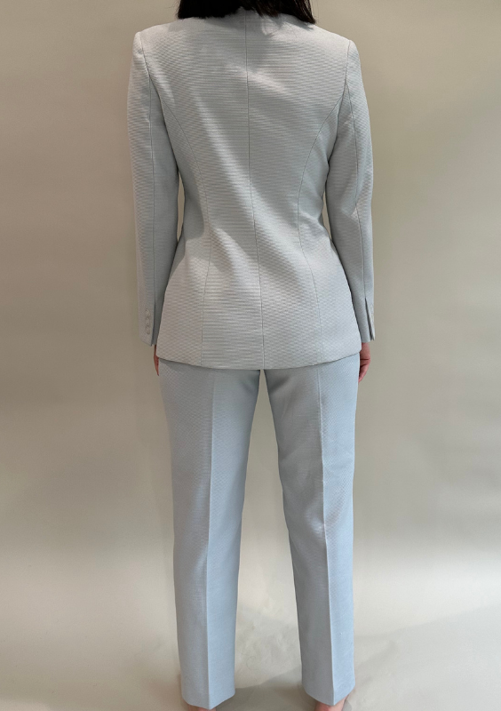 Baby Blue Structured Suit