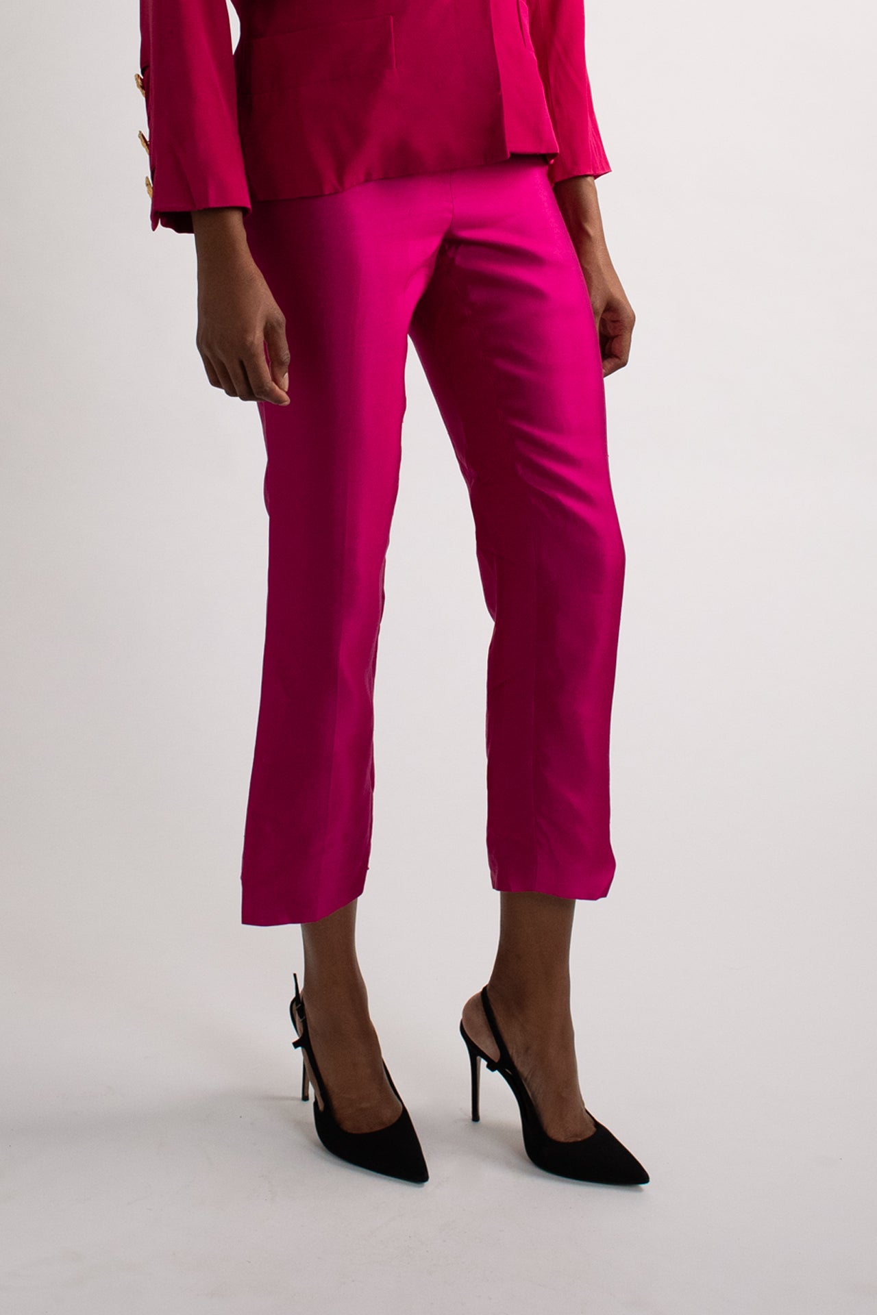 Vintage Jones NY Fuchsia Cropped Trousers