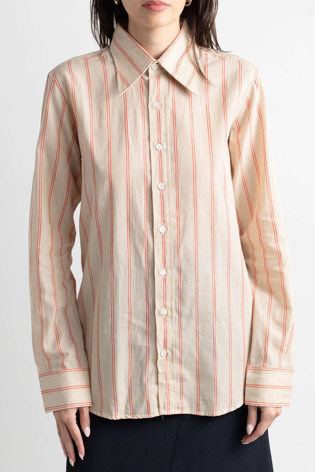 Vintage Striped Button Down
