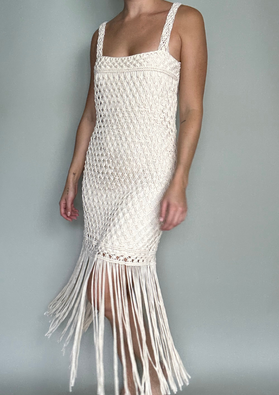 Vintage Massimo Dutti Fringe Dress – The Archive Project Vintage Massimo Dutti Fringe Dress – The Archive Project