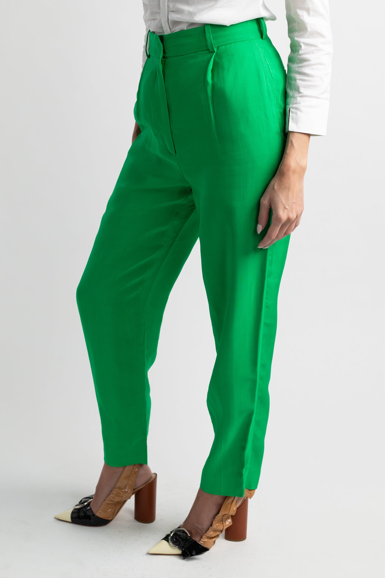 Emerald Green Sandro Trousers