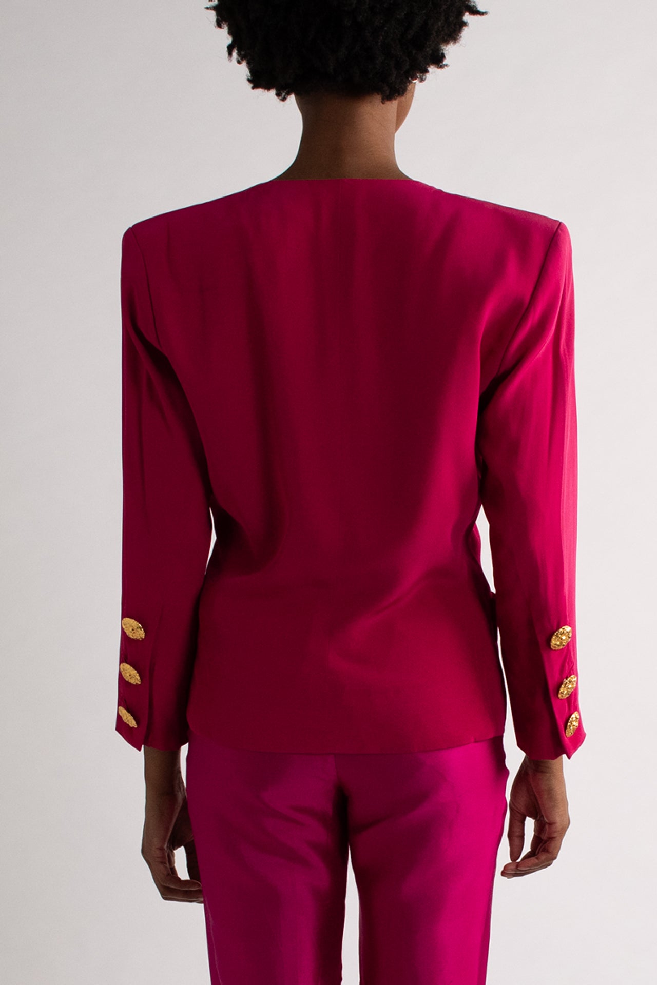 Vintage YSL Fuchsia Blazer