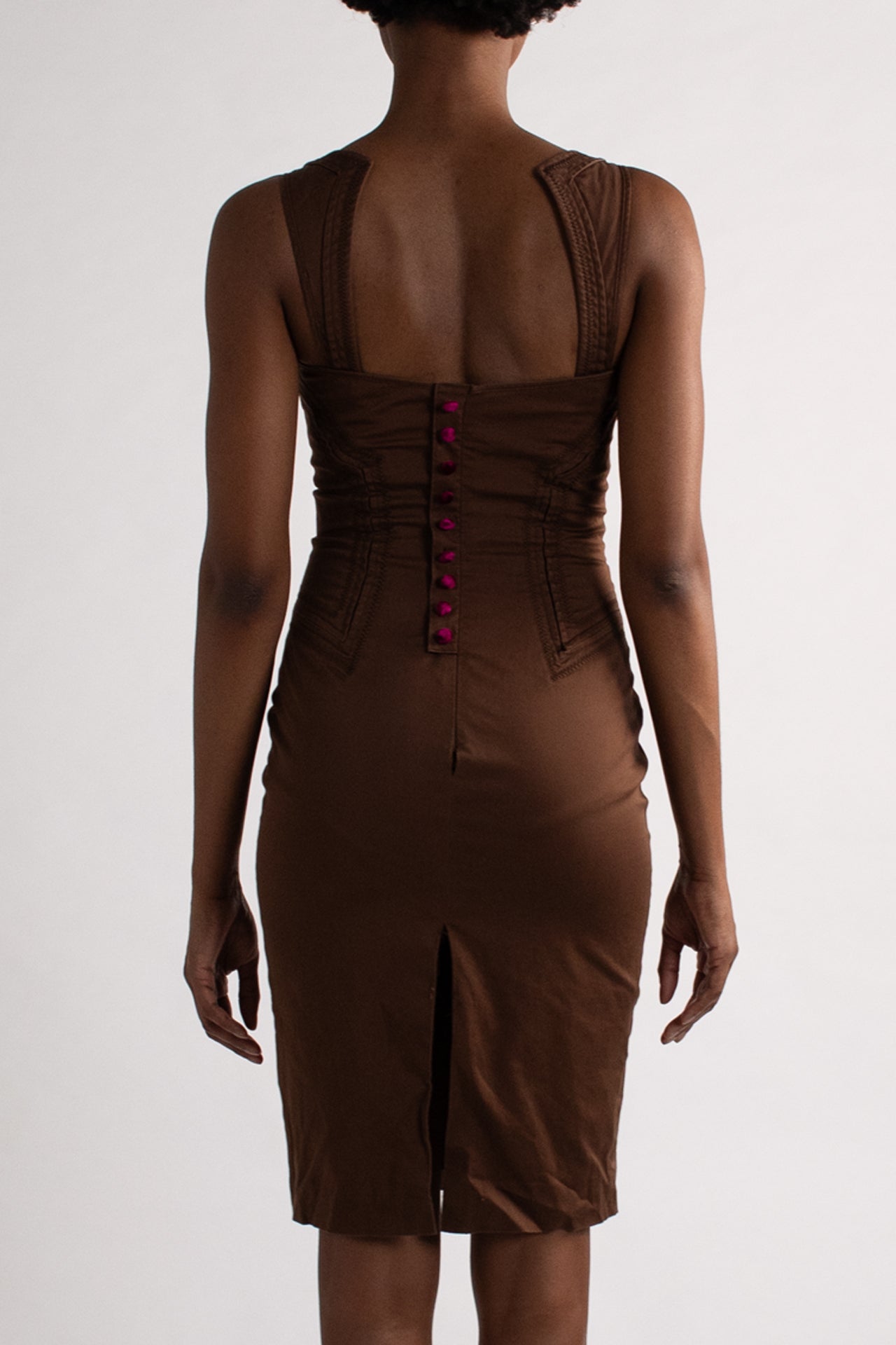 Vintage Gucci Brown Dress