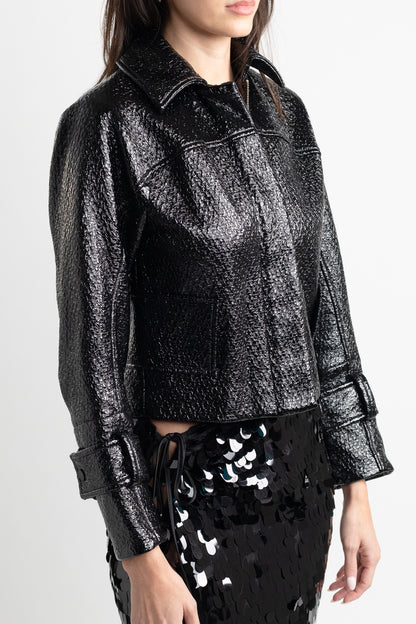 Malene Birger Black Shiny Jacket