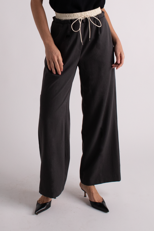 Two Tone Waistband Trousers