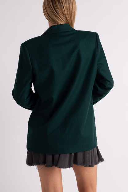 Vintage Sag Harbour Petites Green Blazer