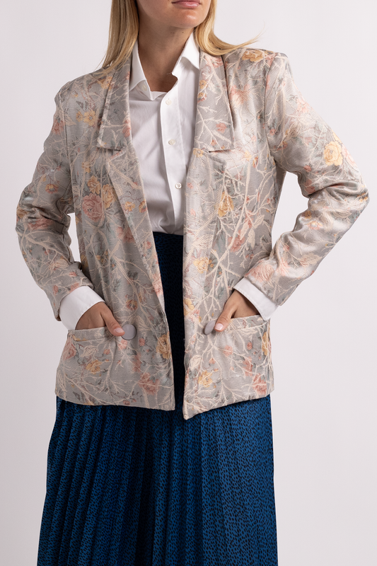 Vintage Floral Blazer