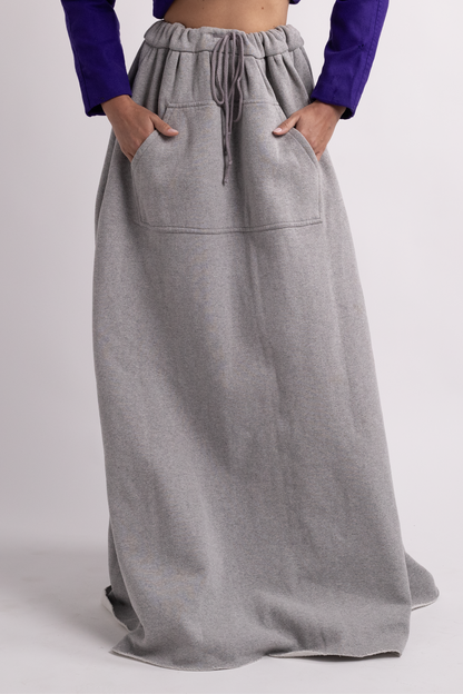 Jersey Knit Maxi Skirt