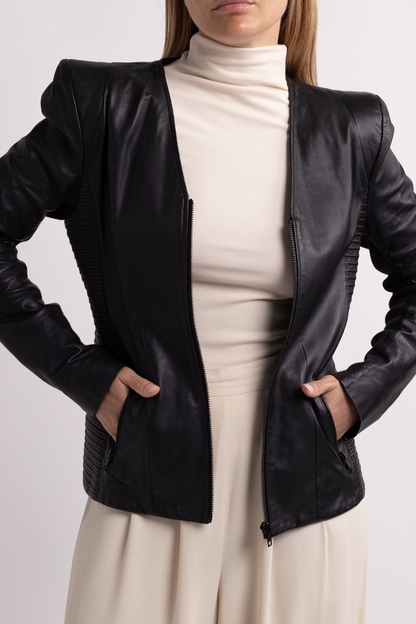 Trouve Black Leather Jacket