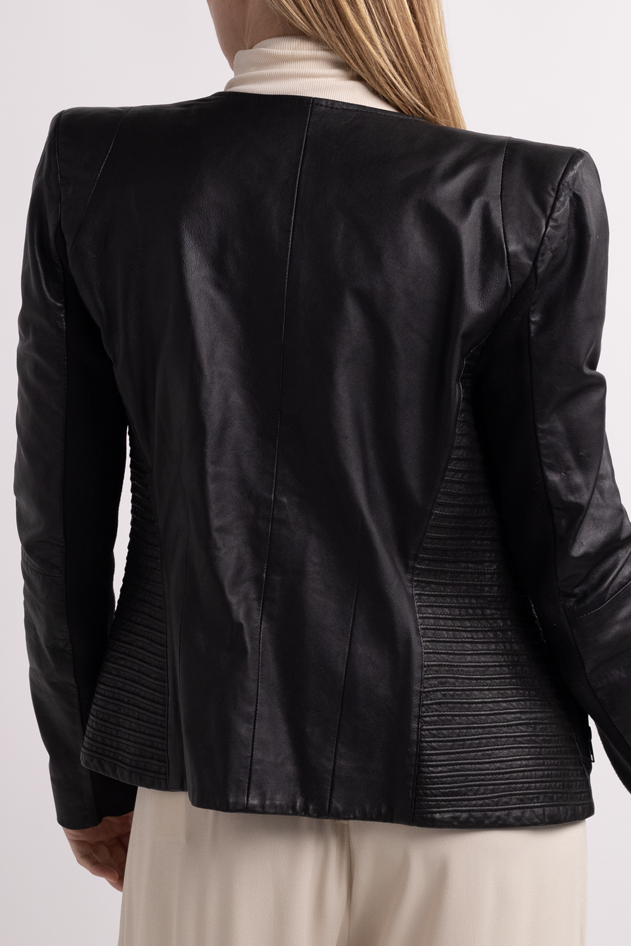 Trouve Black Leather Jacket