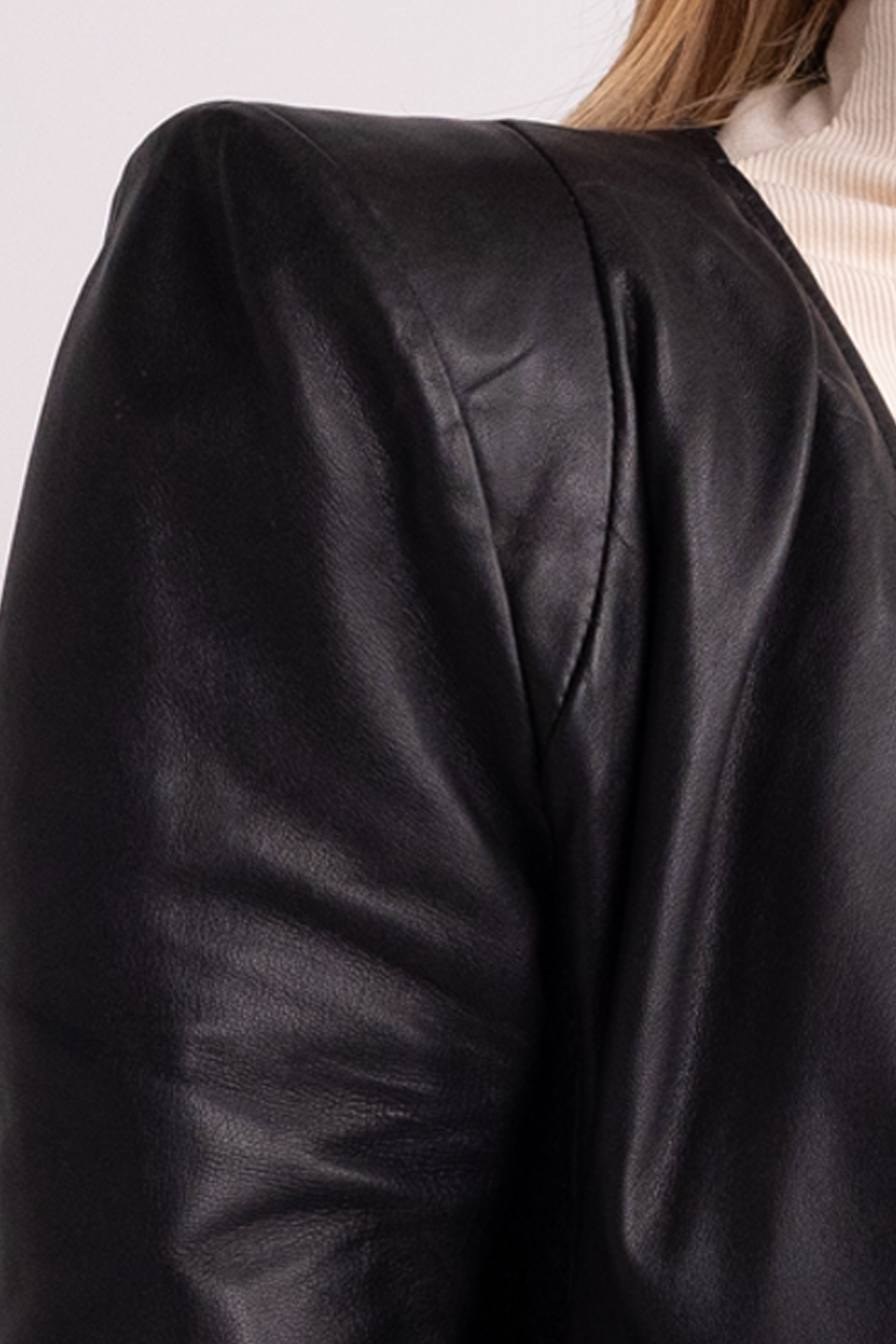 Trouve Black Leather Jacket