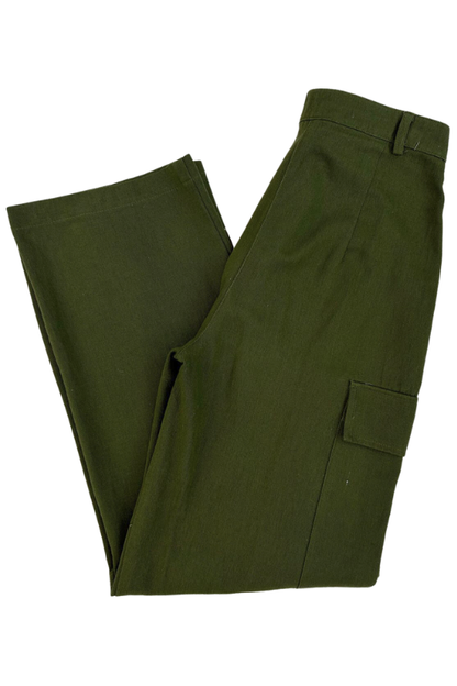 Olive Cargo Pants with Pockets