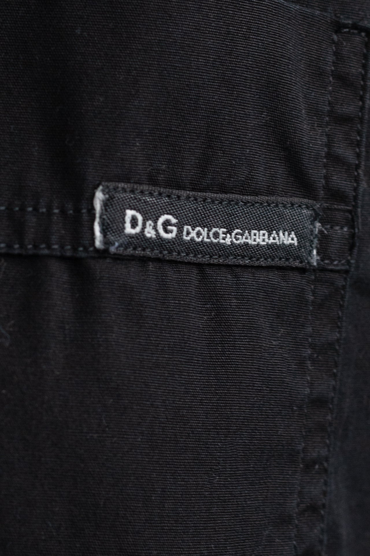 Dolce & Gabbana Black Button Down