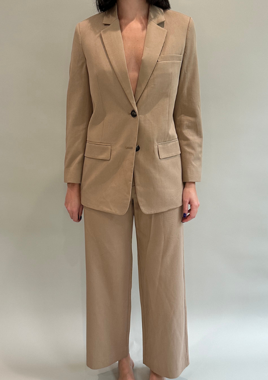 Everlane Khaki Blazer Pant Set