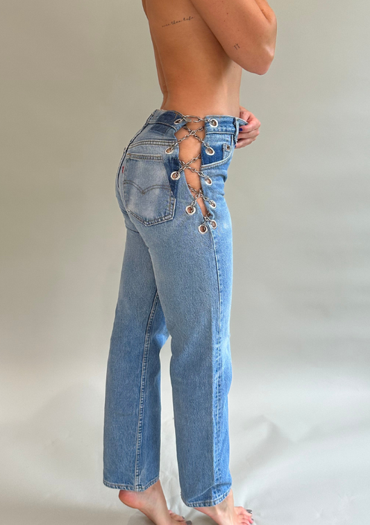 EB Denim x Levis Vintage Chain Jeans