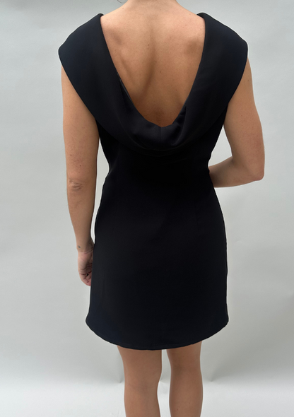 Vintage Oscar De La Renta Black Mini Dress