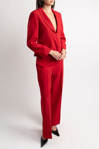 Red Vintage Suit Set