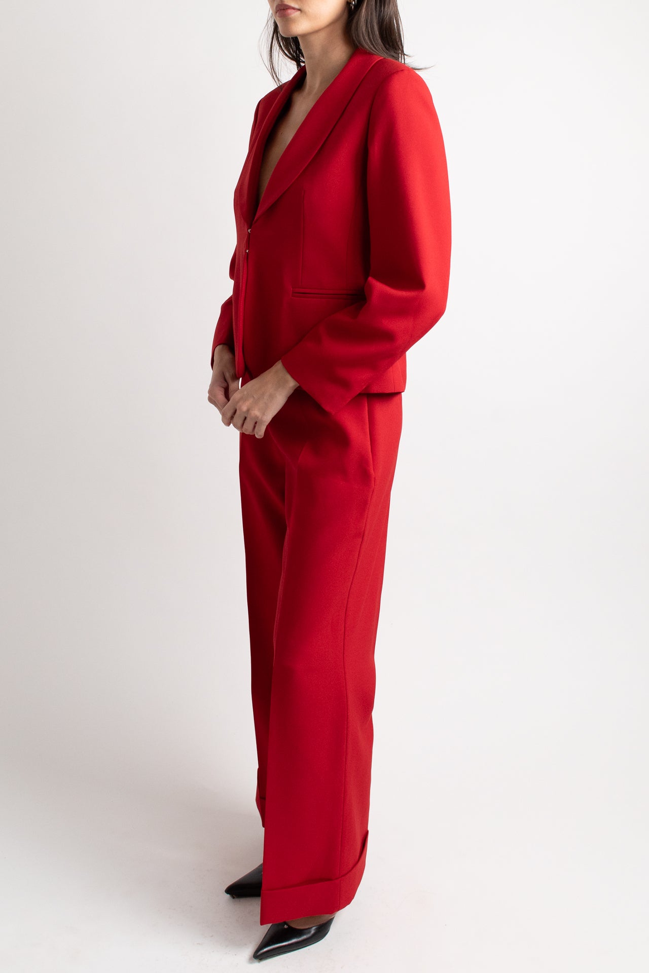 Red Vintage Suit Set