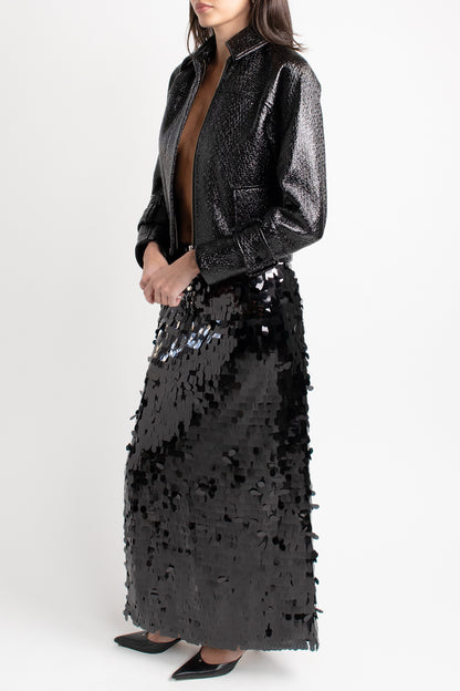 Malene Birger Black Shiny Jacket