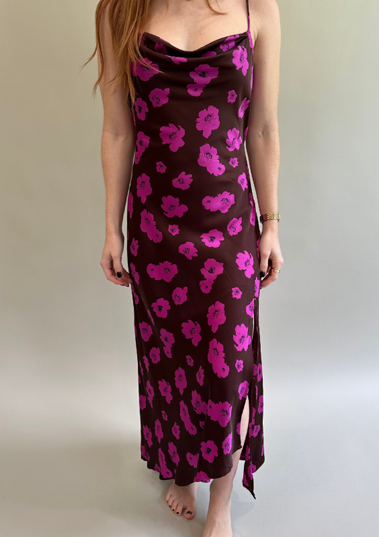 ASTR Floral Maxi Dress with Spaghetti Straps