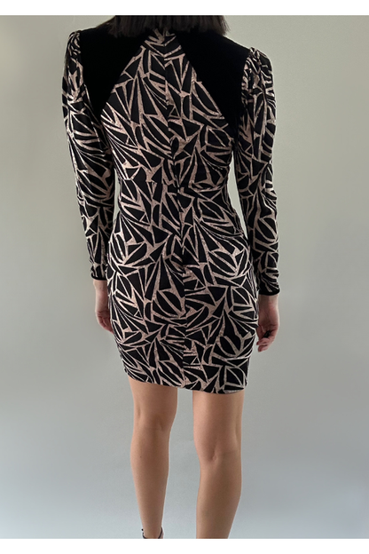 Vintage Emanuel Ungaro Long Sleeve Mini Dress