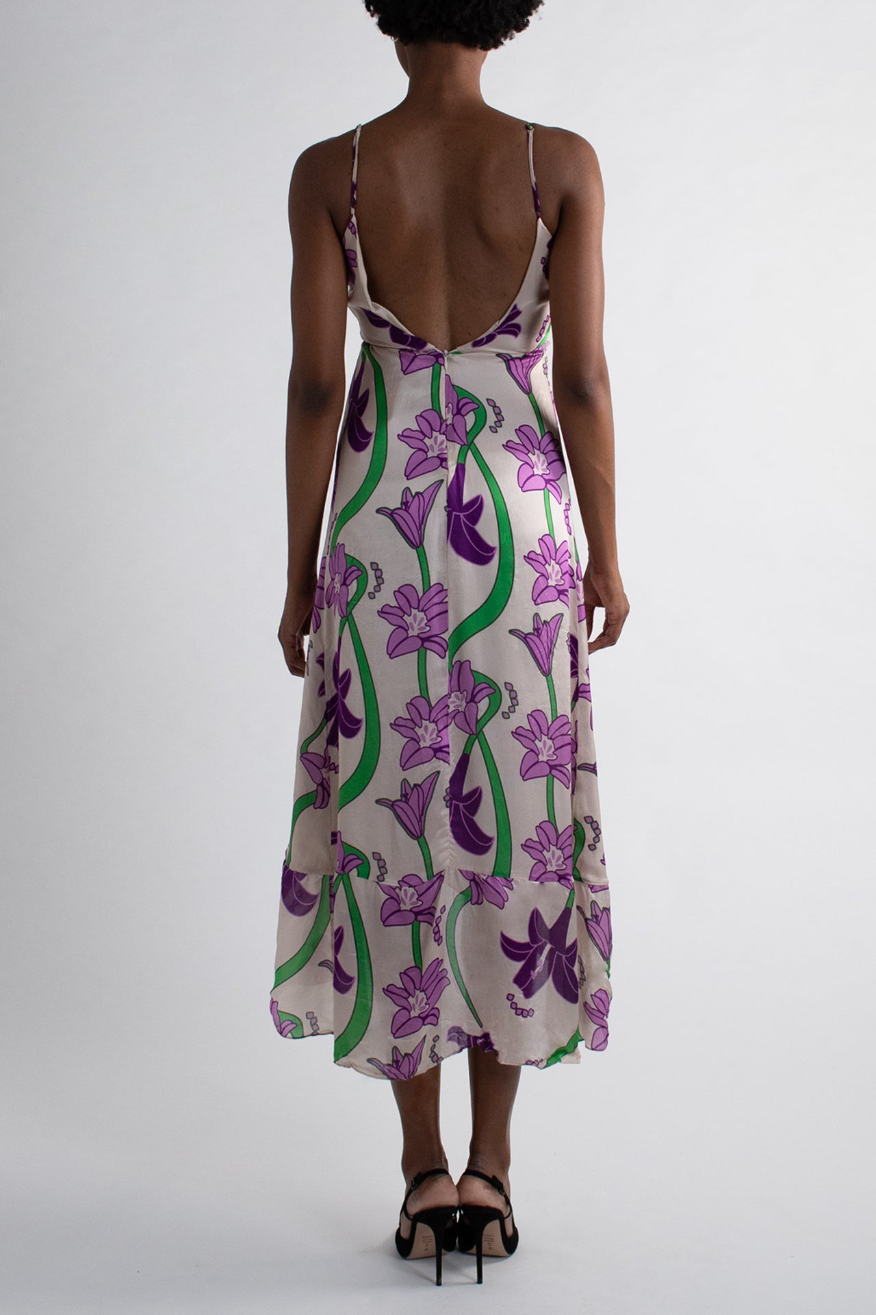 Purple & Green Floral Dress – The Archive Project Purple & Green Floral Dress – The Archive Project