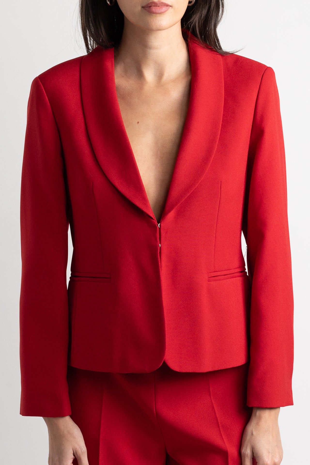 Red Vintage Suit Set