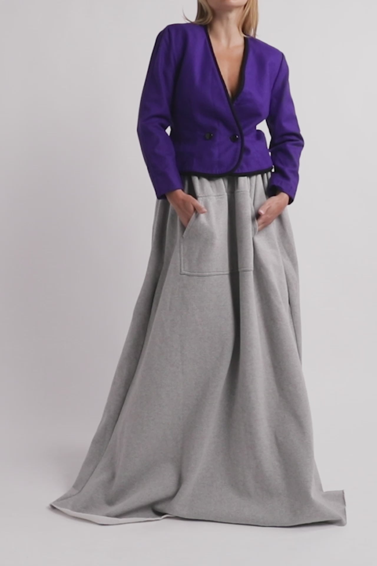 vintage purple blazer